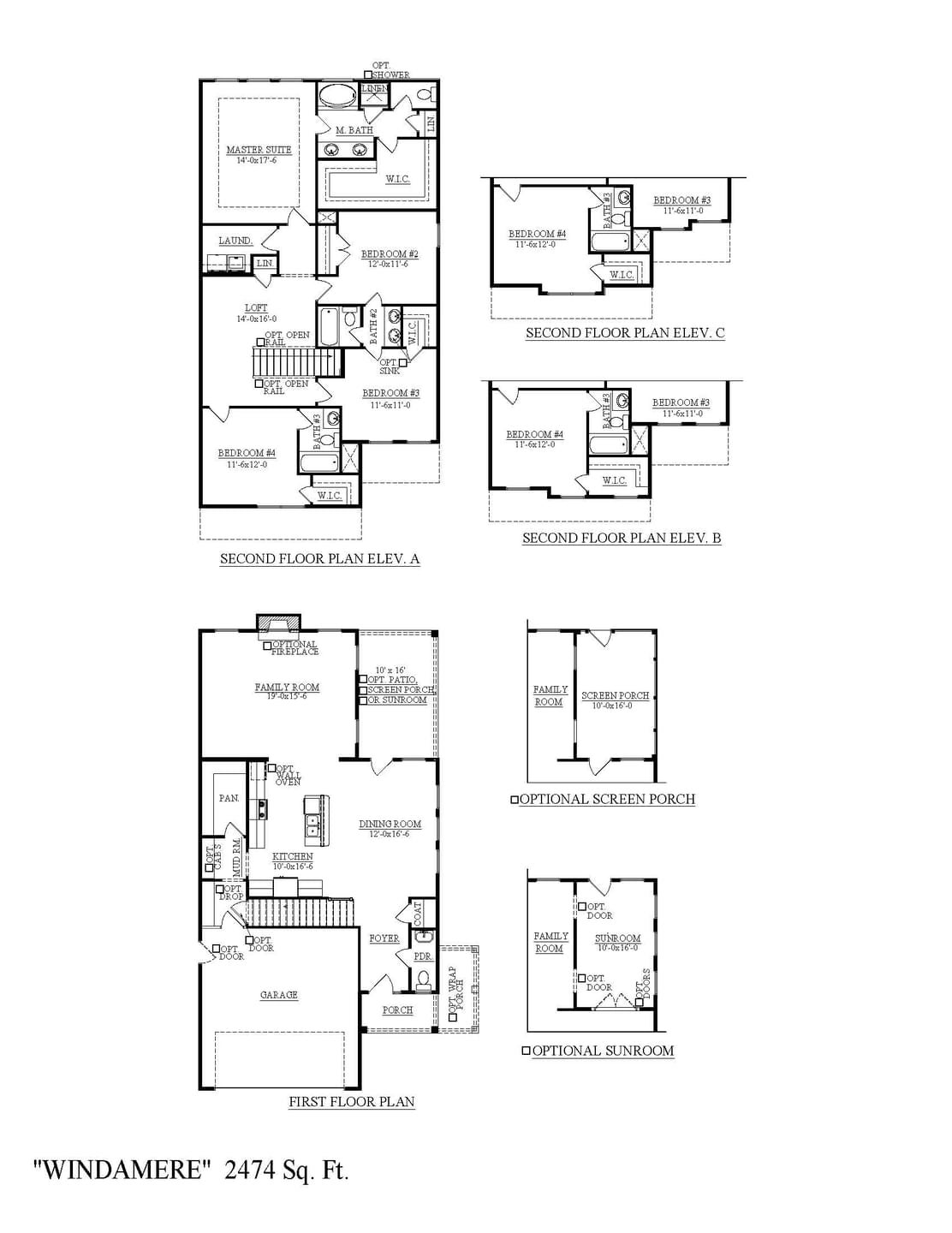 Windermere New Home Floorplan