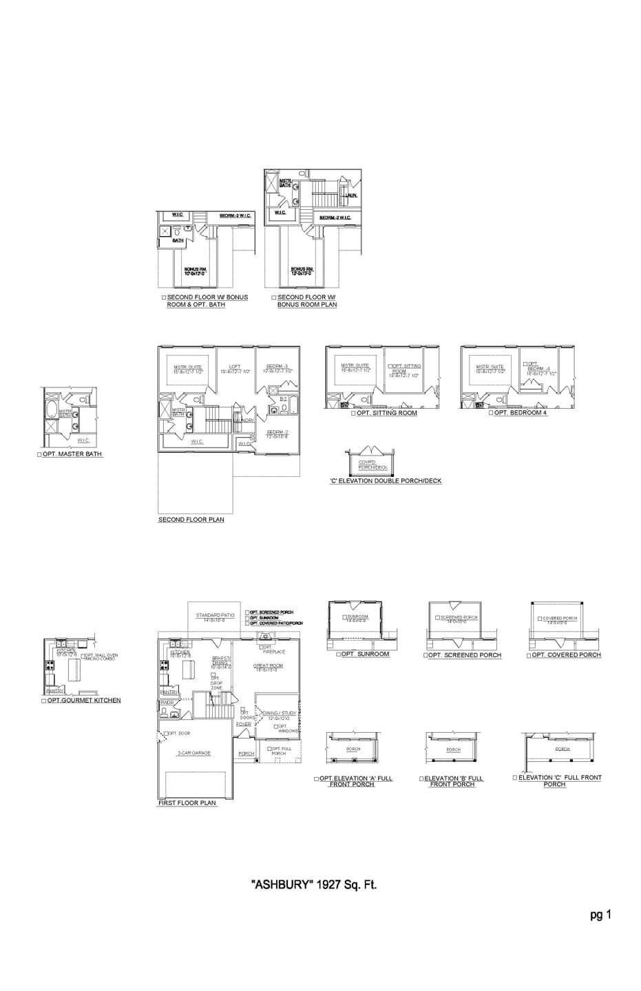 Ashbury New Home Floorplan