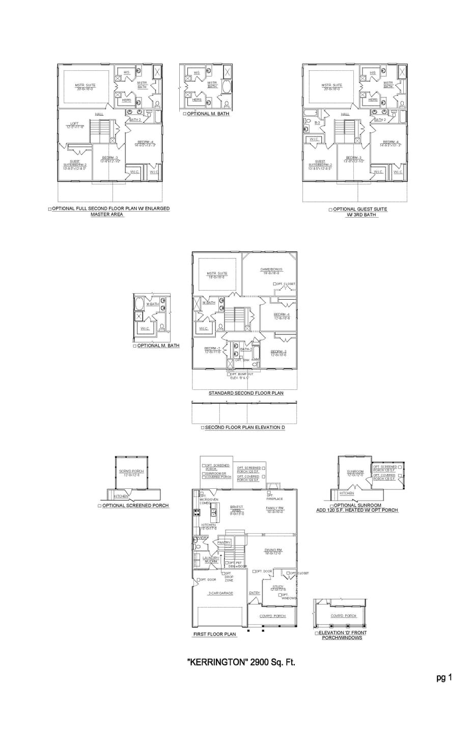 Kerrington - Nashville New Home Floorplan