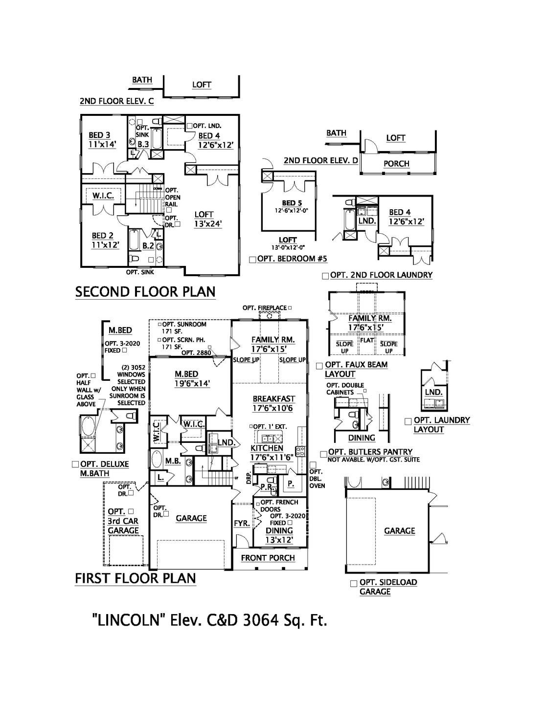 Hollywood New Home Lincoln Floorplan