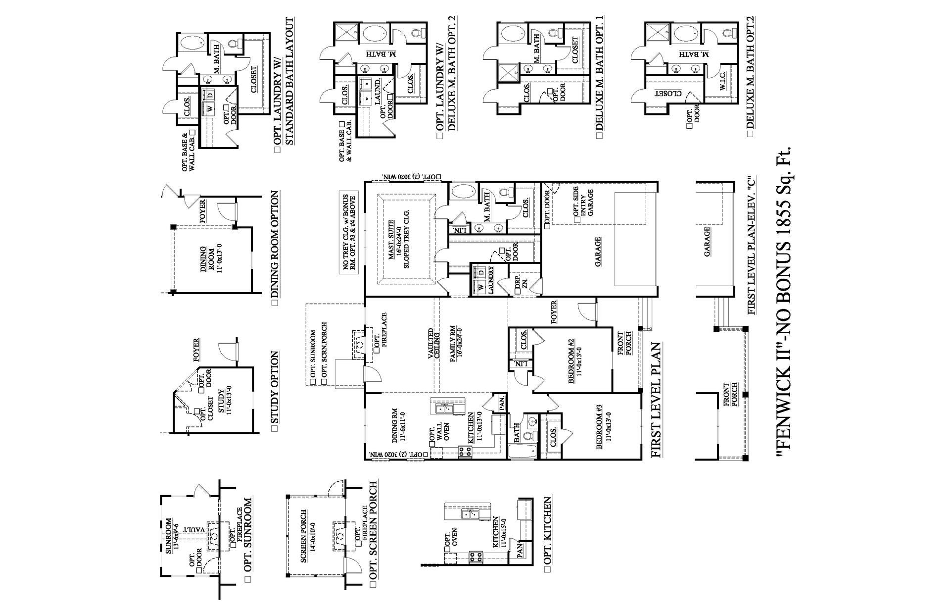 Fenwick II New Home Floorplan