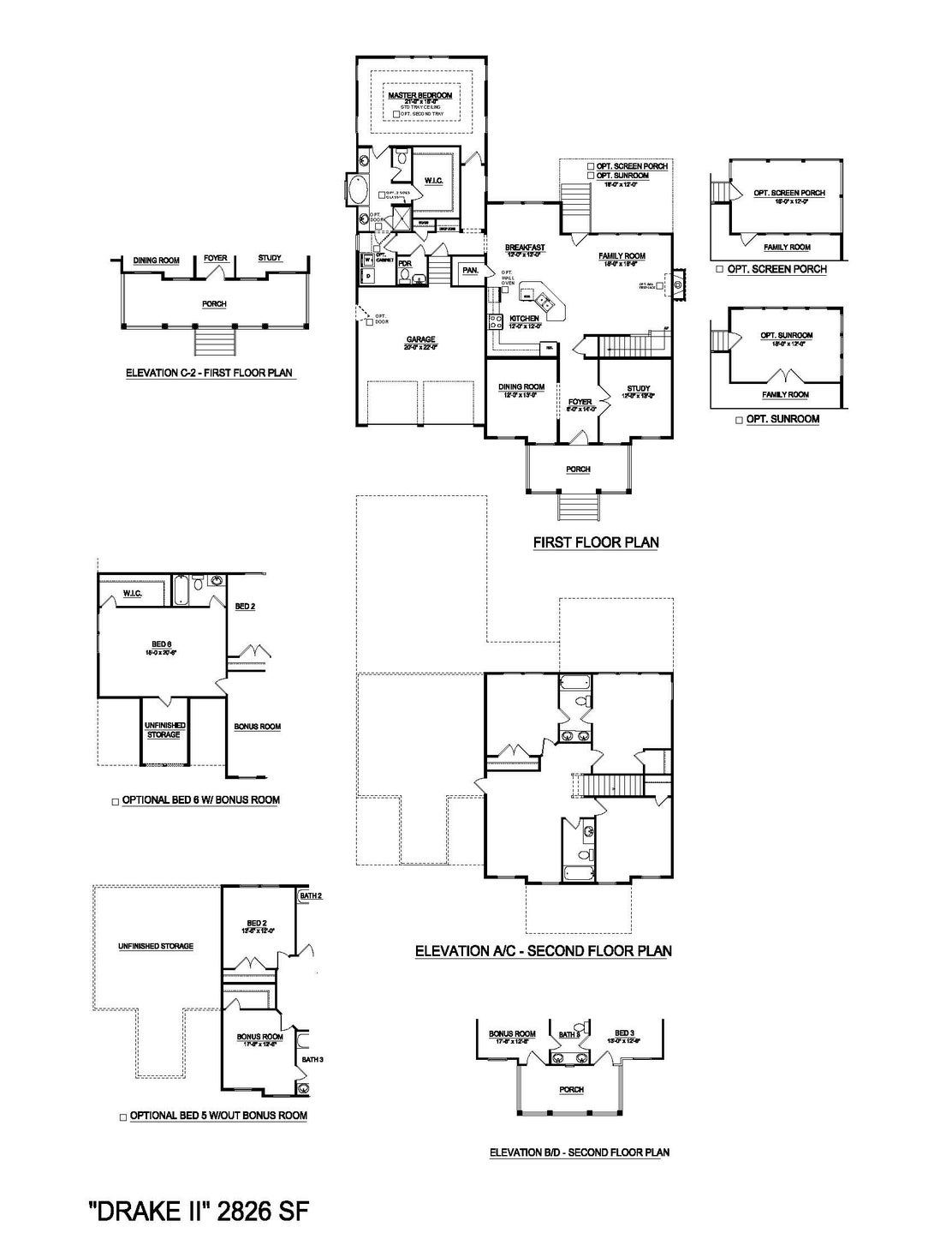 Drake II New Home Floorplan