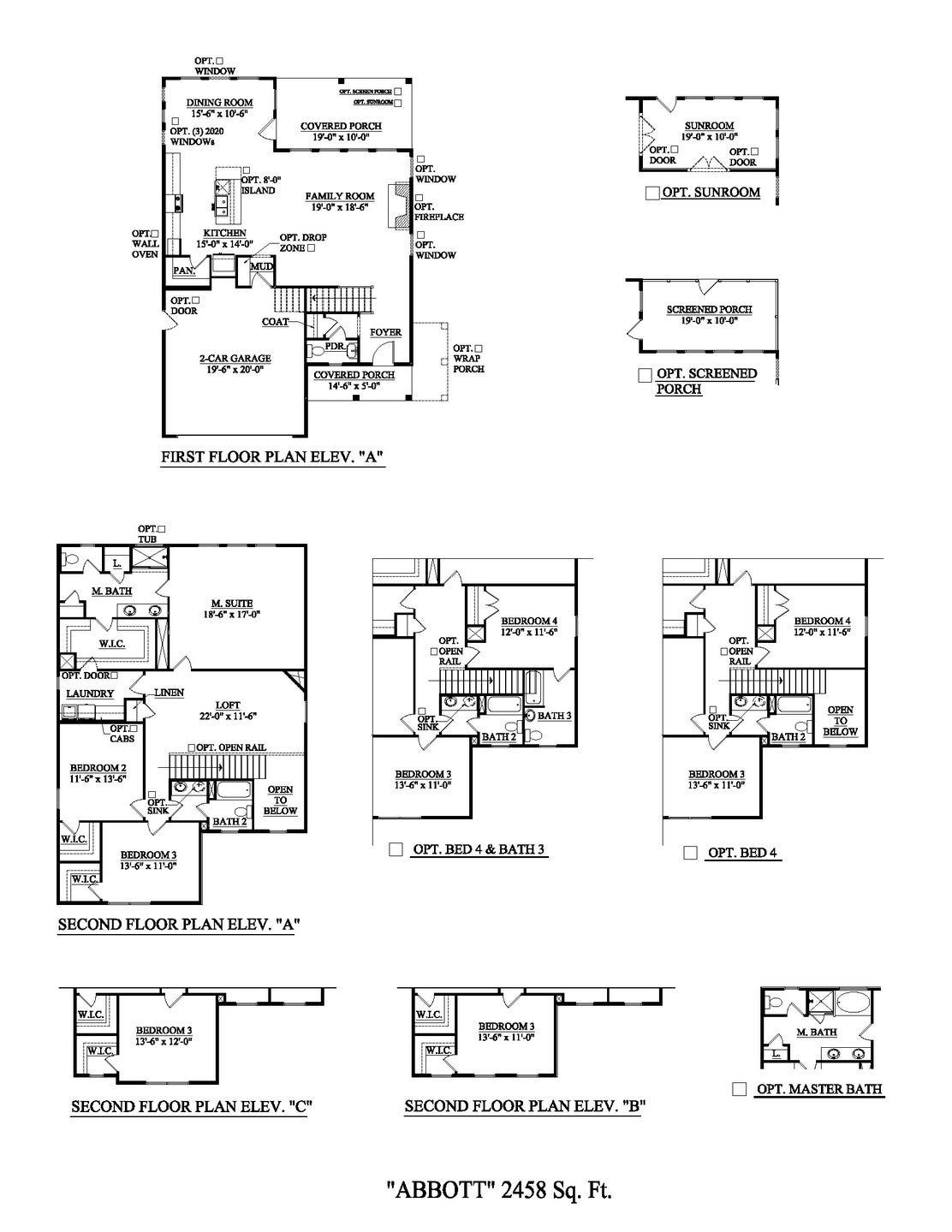 Abbott New Home Floorplan