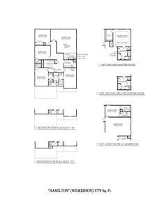 Spring Hill New Home Hamilton II for Wilkerson Place Floorplan