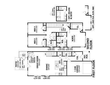 Greer New Home Fisher Floorplan