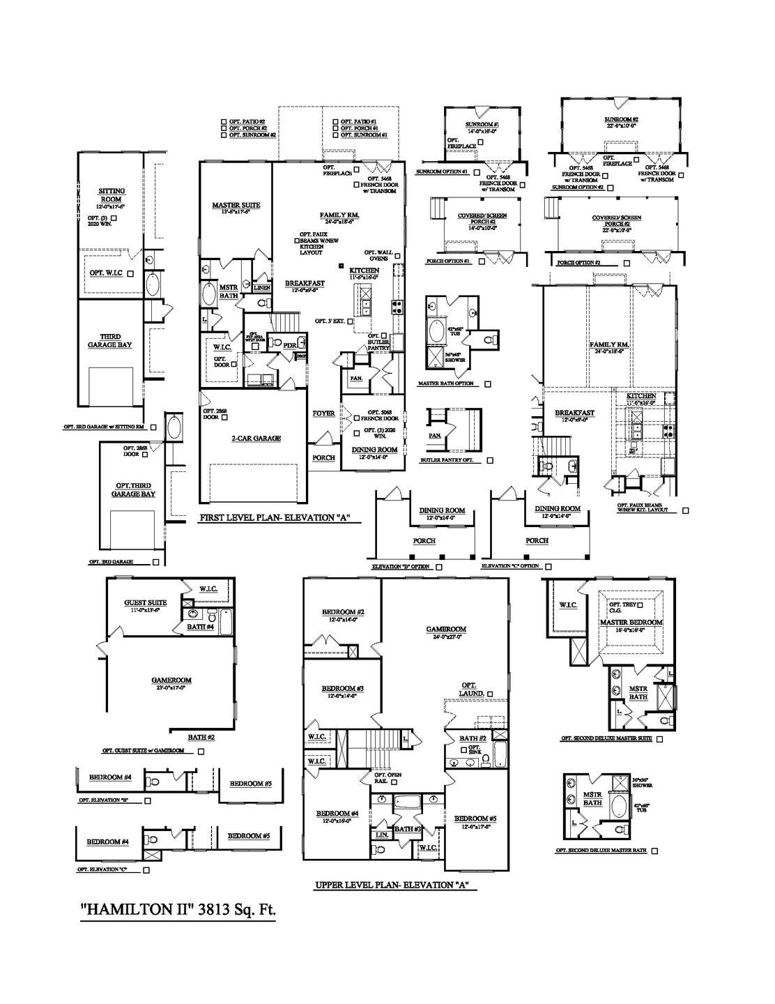 Hamilton II - Greenville New Home Floorplan