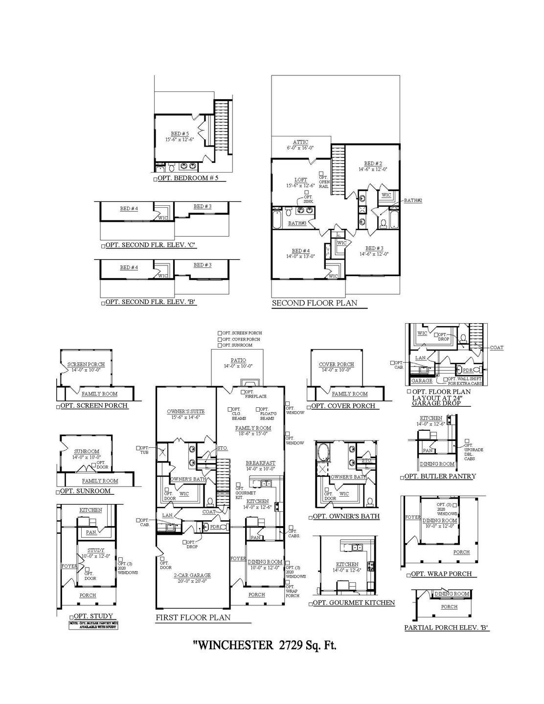 La Vergne New Home Winchester Floorplan