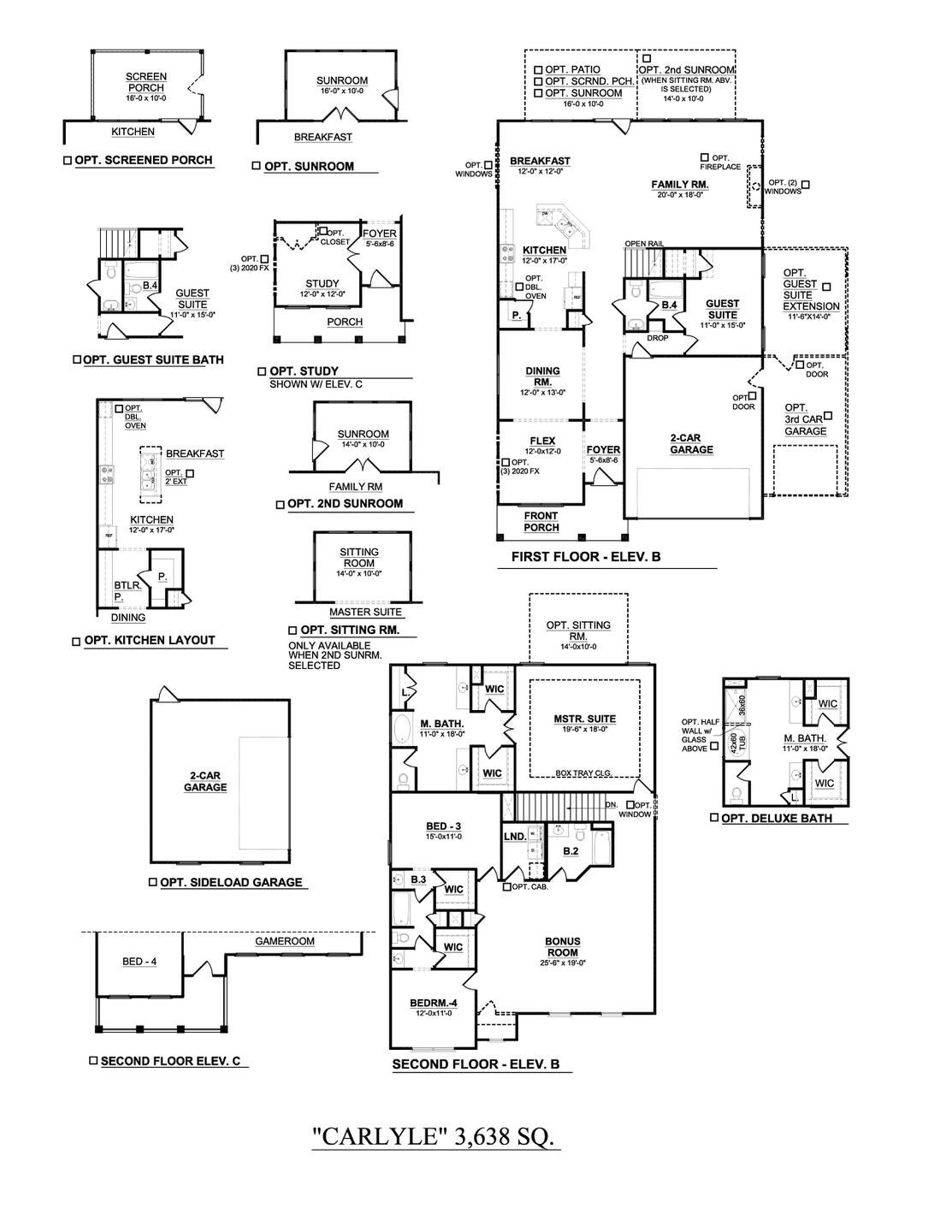 Hollywood New Home Carlyle Floorplan