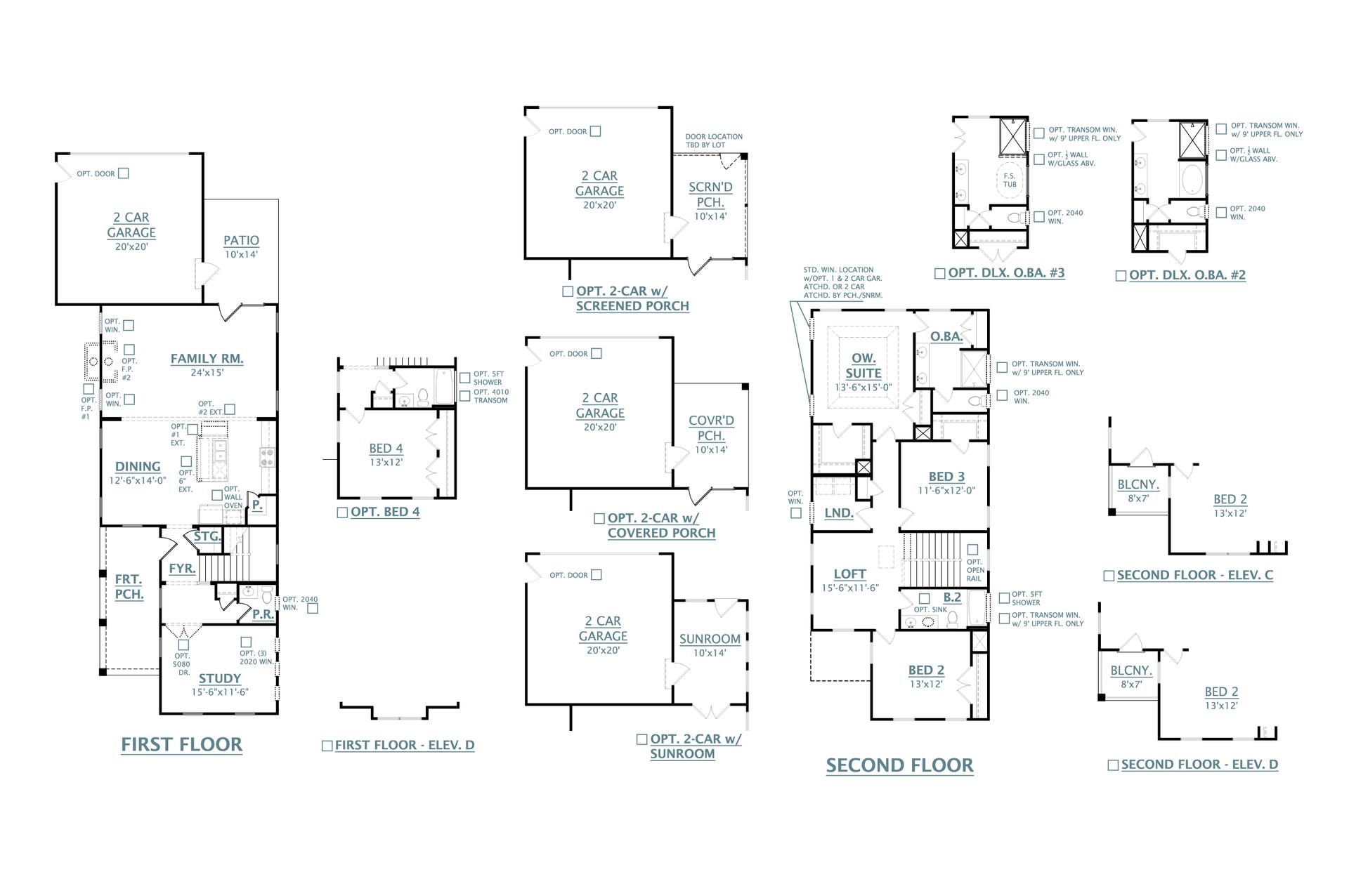 Simpsonville New Home Murray Floorplan