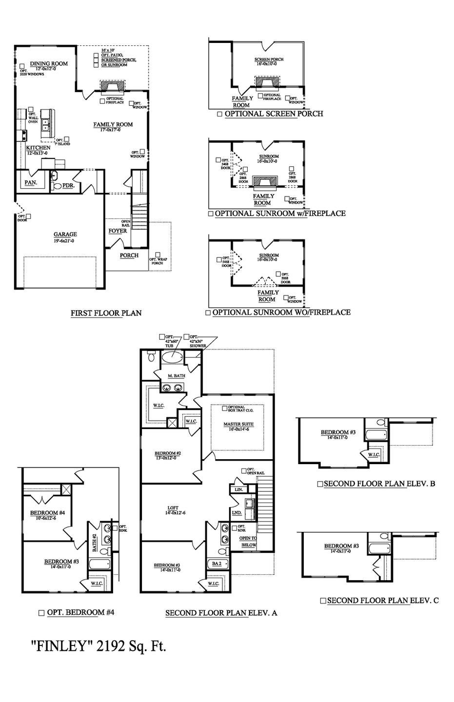 Summerville New Home Finley Floorplan