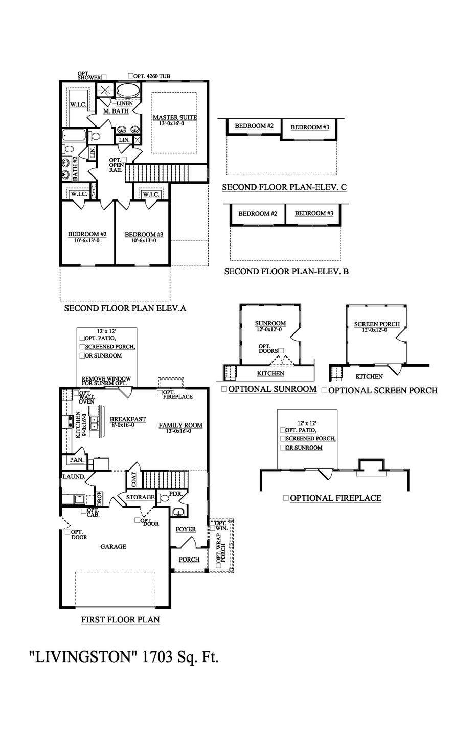 Livingston New Home Floorplan