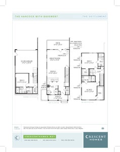 Hancock + Basement New Home Floorplan