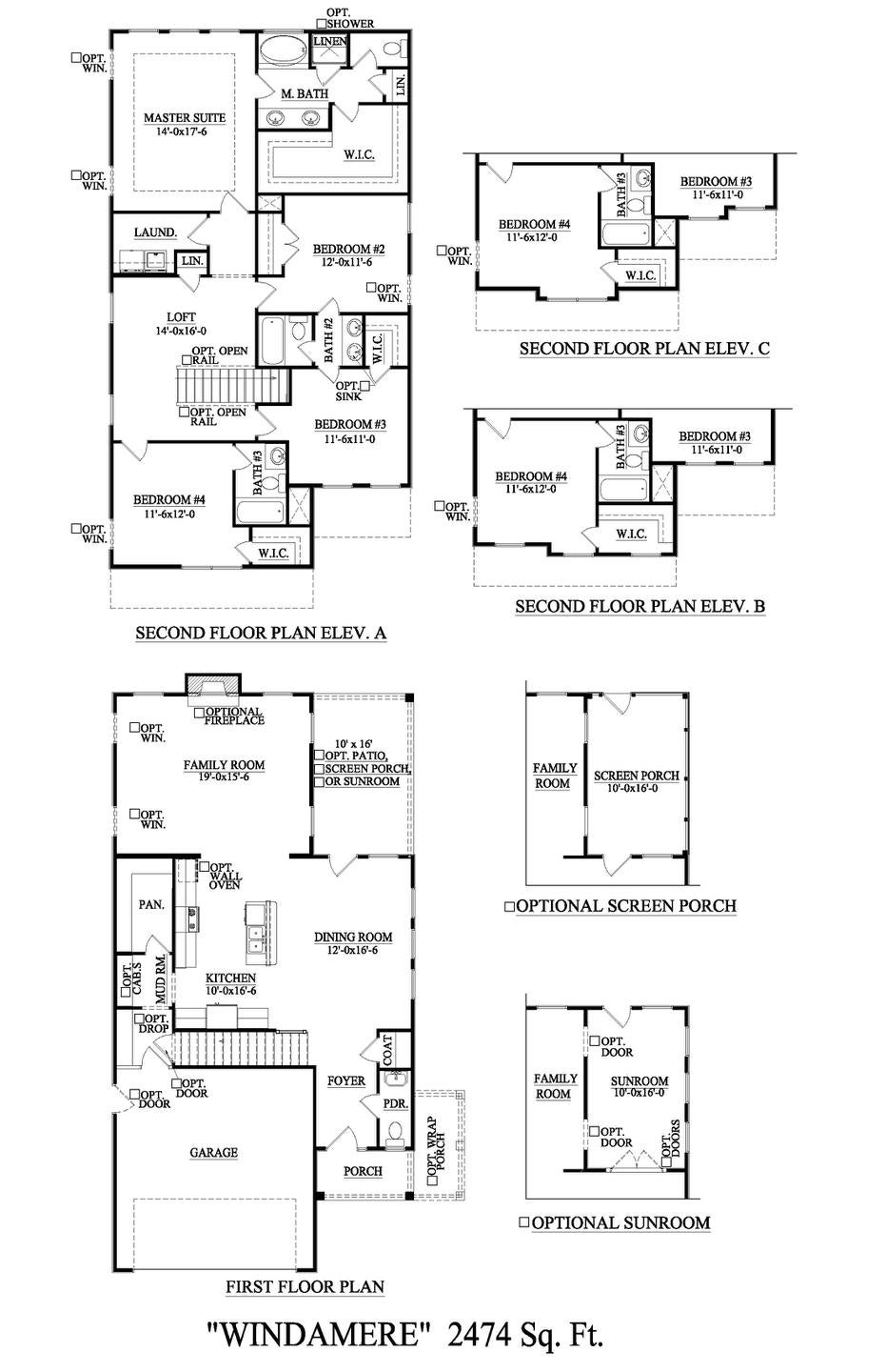 North Charleston New Home Windermere Floorplan