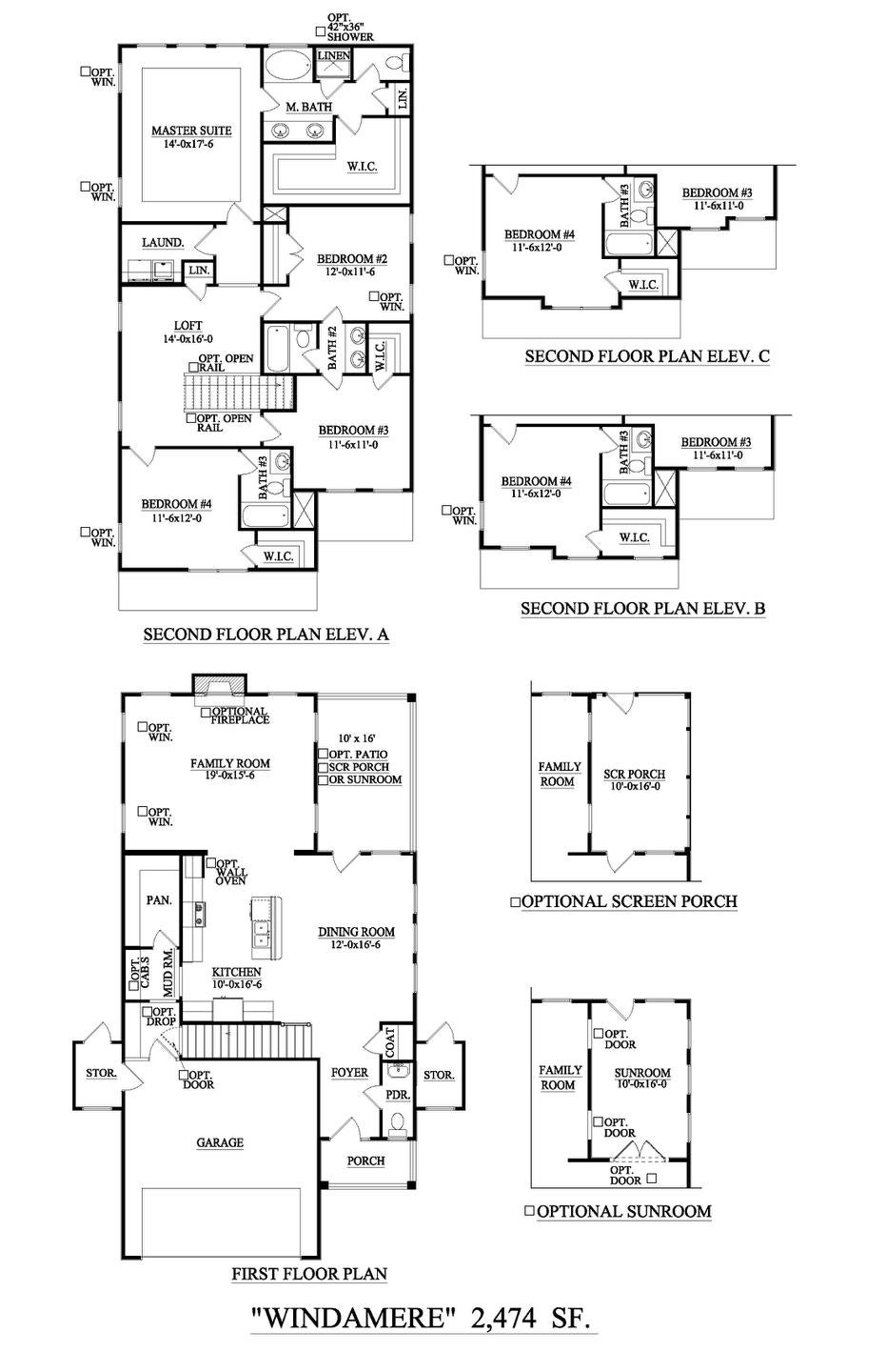 Summerville New Home Windermere Floorplan