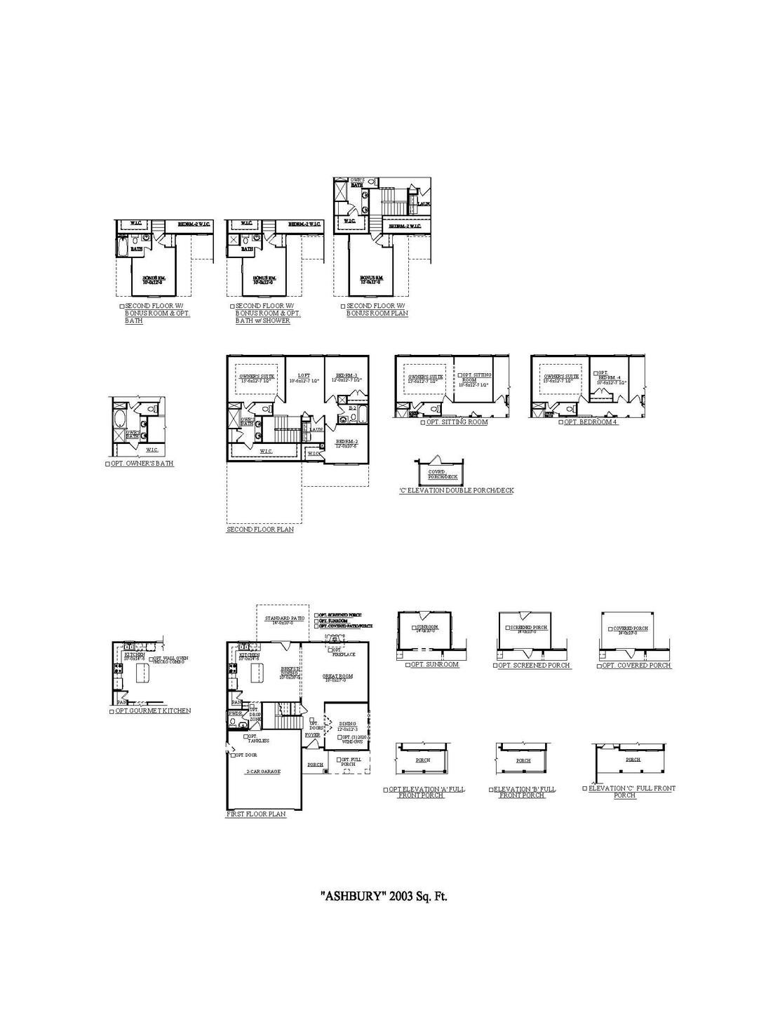 Ashbury New Home Floorplan