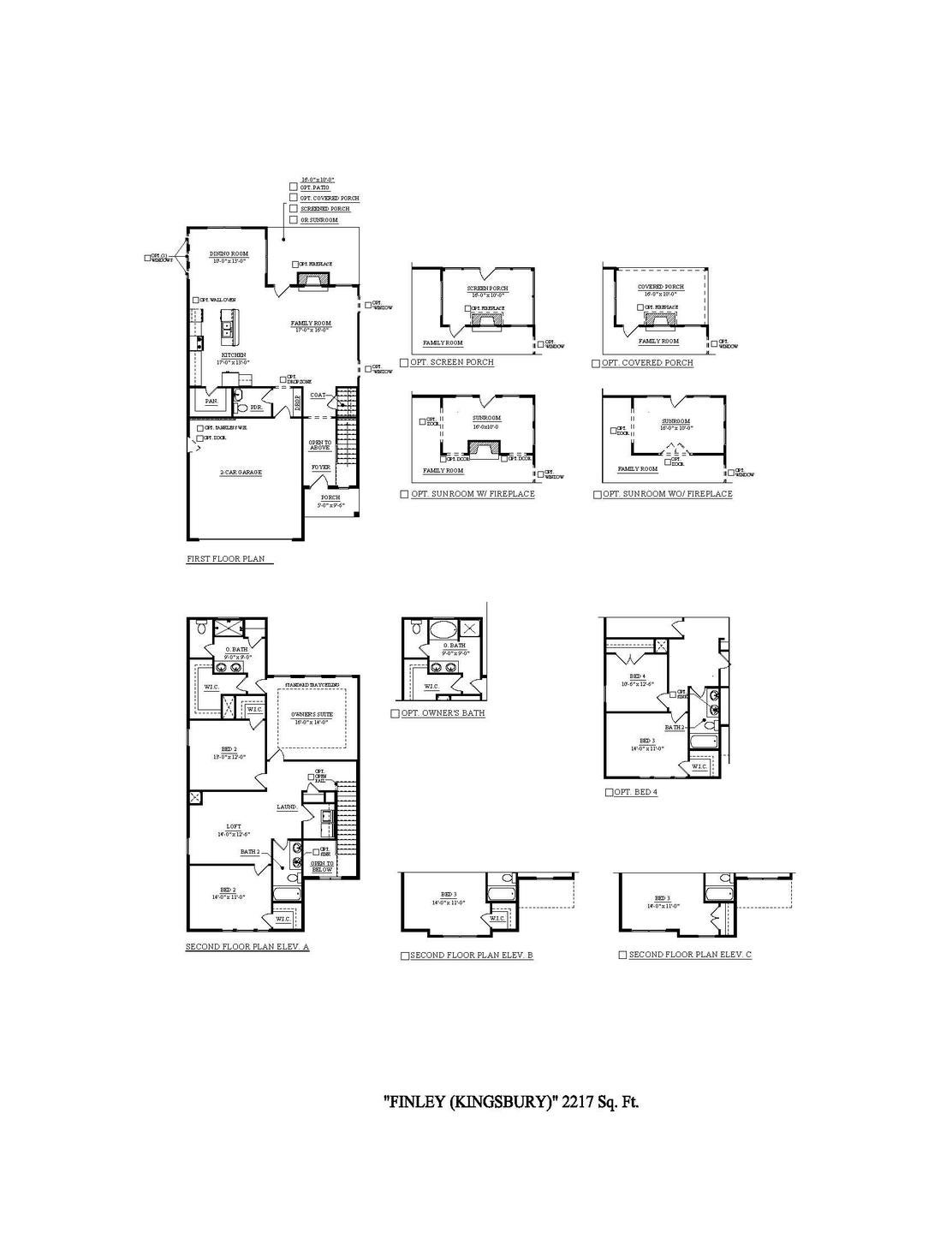 Murfreesboro New Home Finley Floorplan