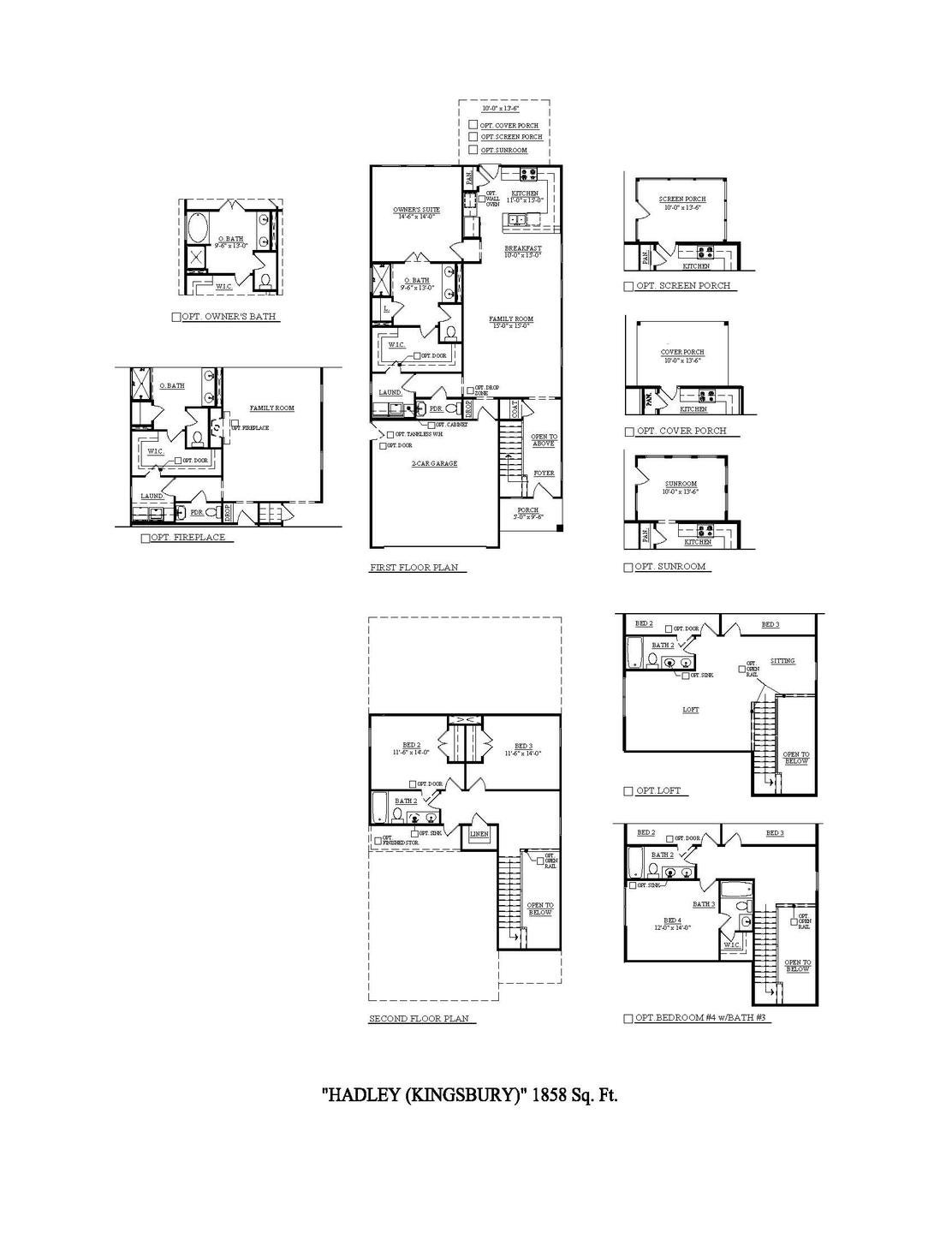 Hadley New Home Floorplan
