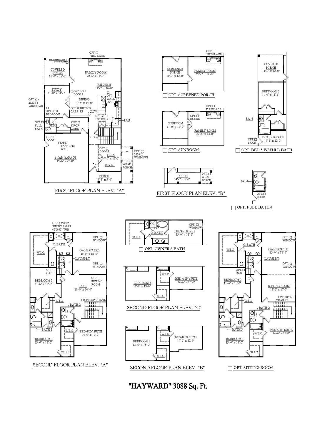 Hayward New Home Floorplan