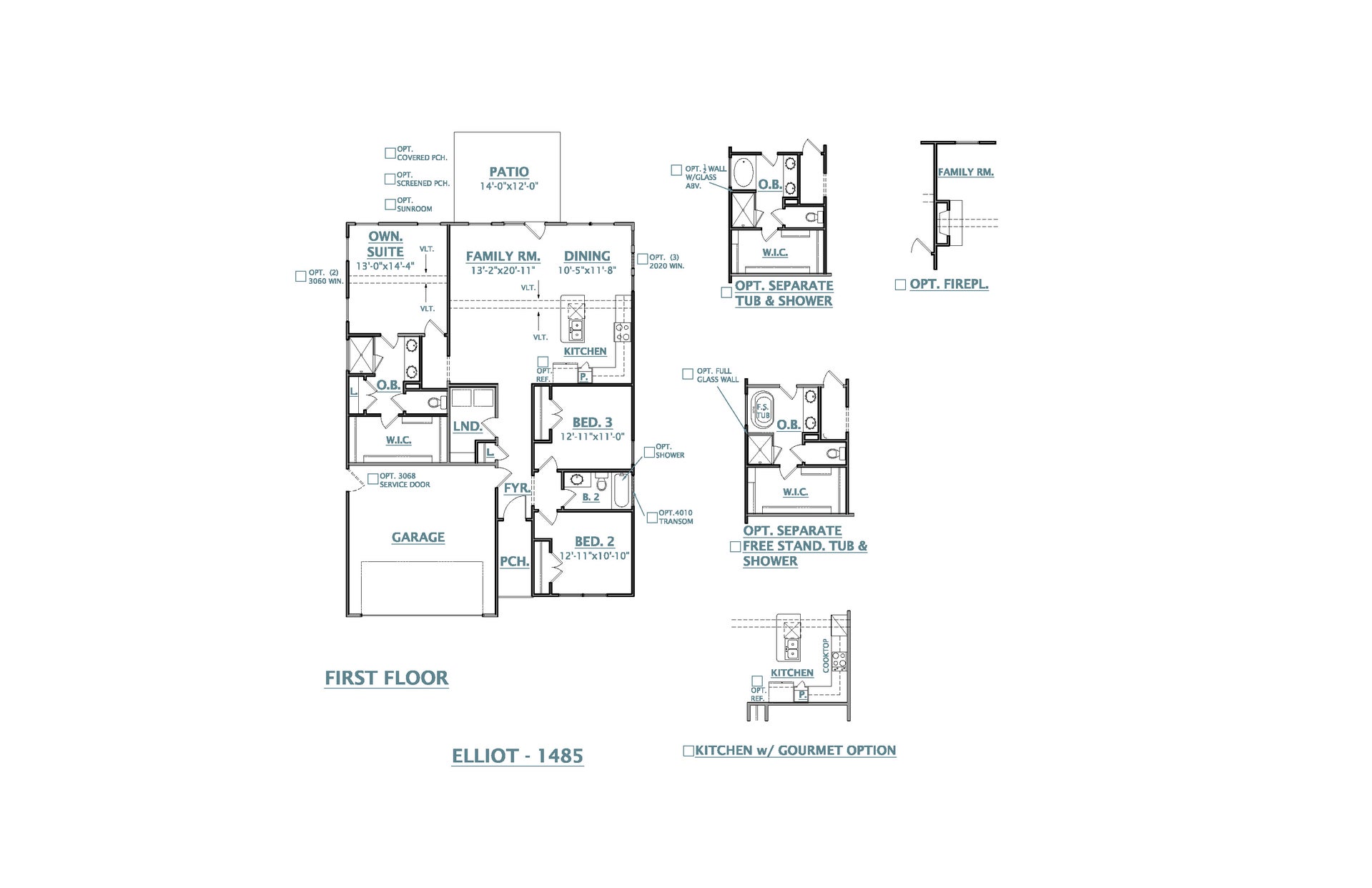 Elliott New Home Floorplan
