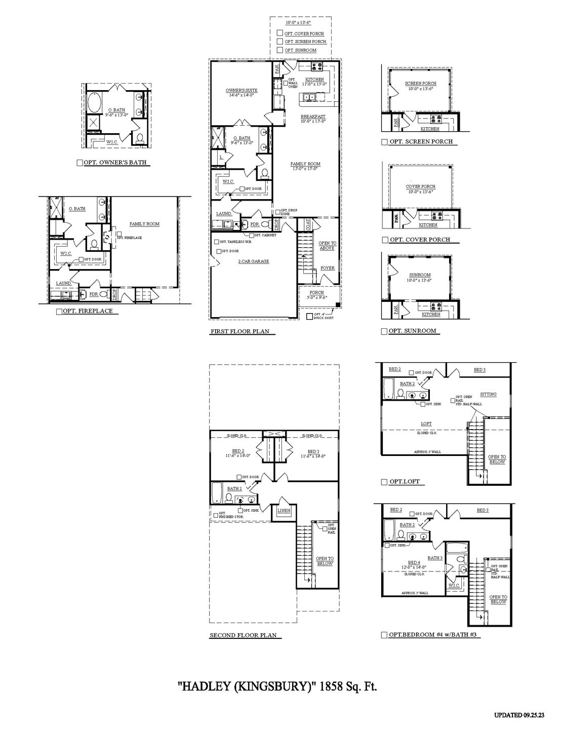 La Vergne New Home Hadley Floorplan