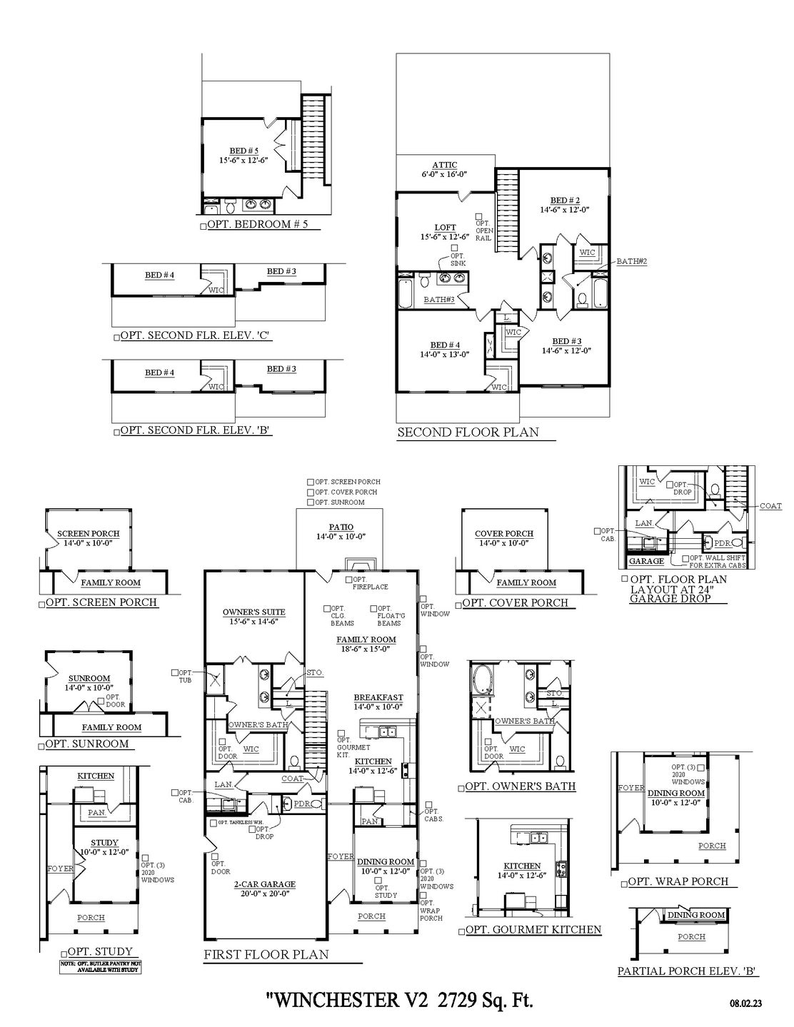 Spring Hill New Home Winchester Floorplan