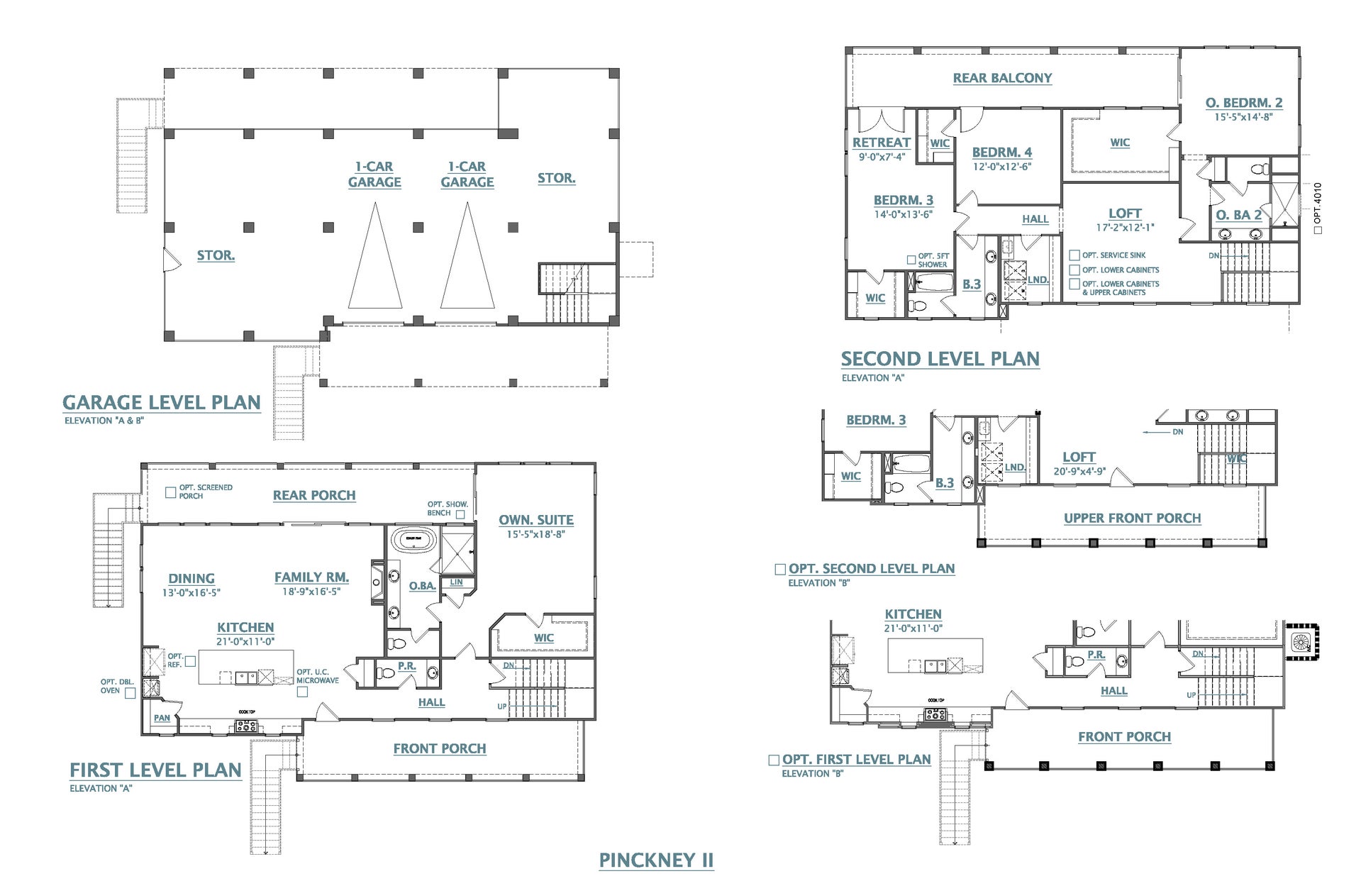 Awendaw New Home Pinckney Floorplan