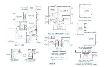 Simpsonville New Home Carson Floorplan