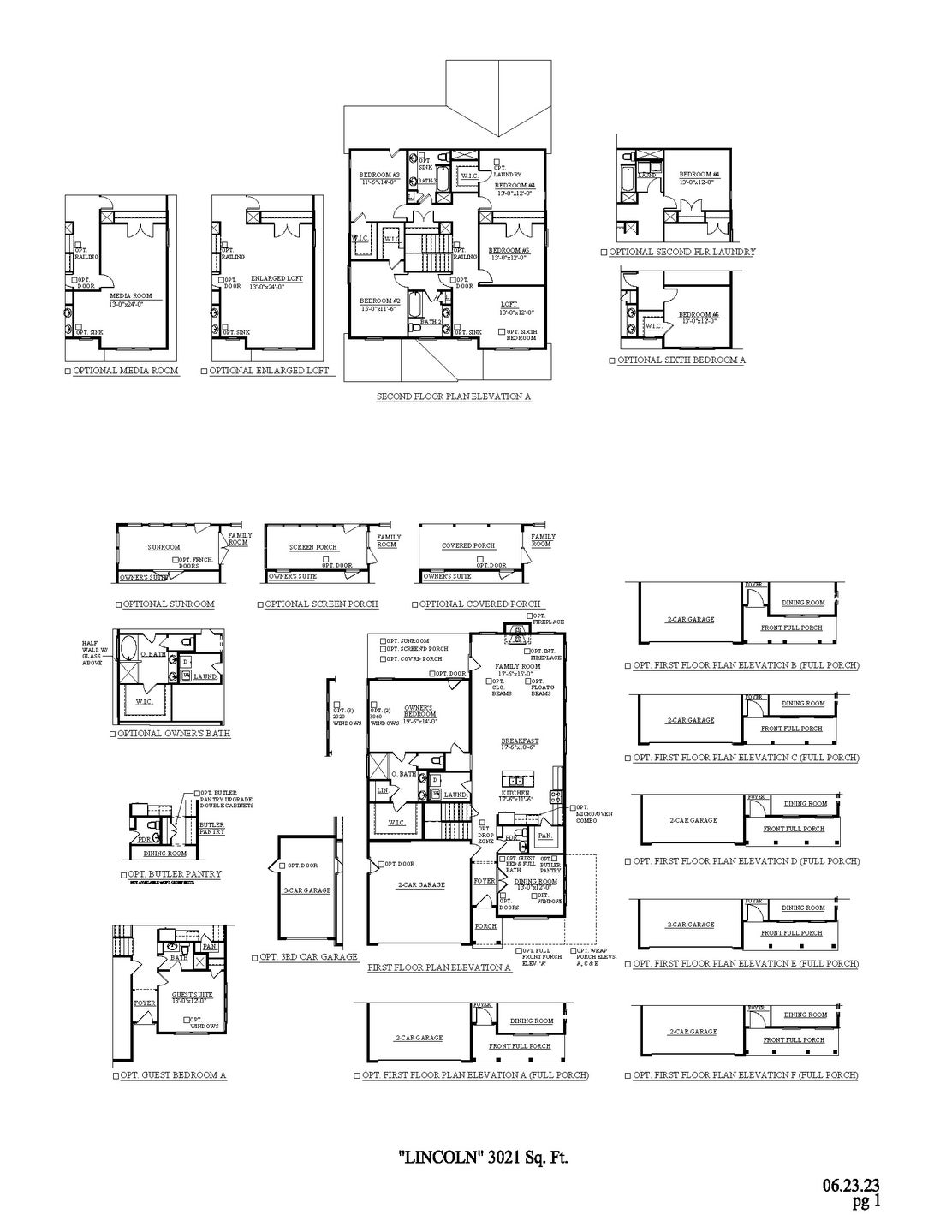 Arrington New Home Lincoln Floorplan