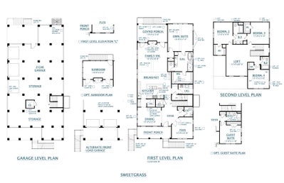 Awendaw New Home Sweetgrass Floorplan