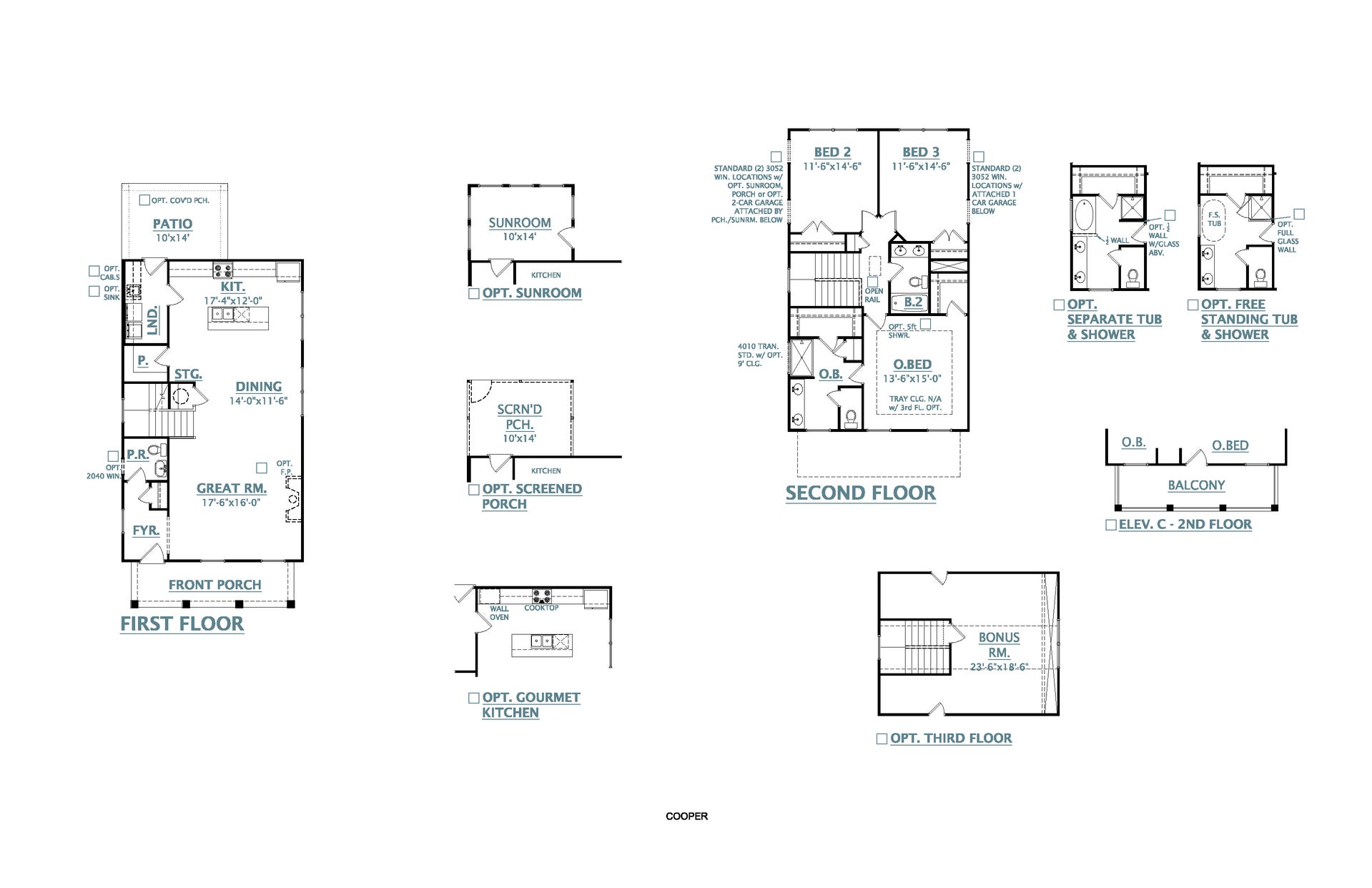 Cooper New Home Floorplan