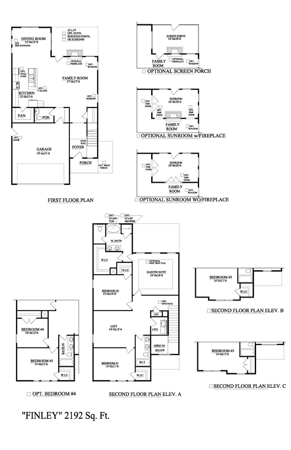 Simpsonville New Home Finley Floorplan