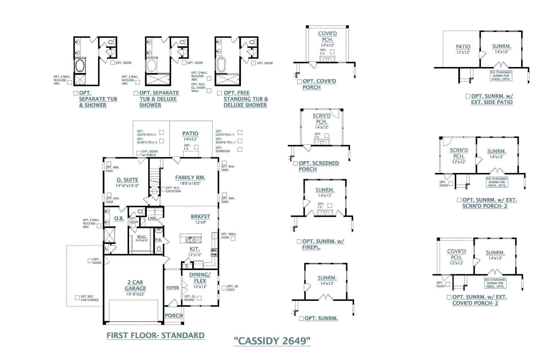 Simpsonville New Home Cassidy Floorplan