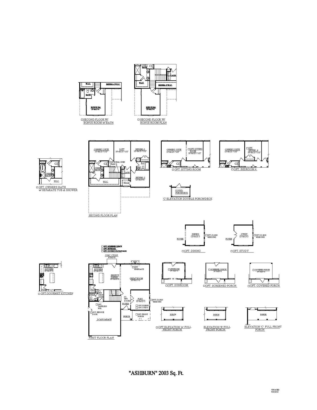 La Vergne New Home Ashburn Floorplan