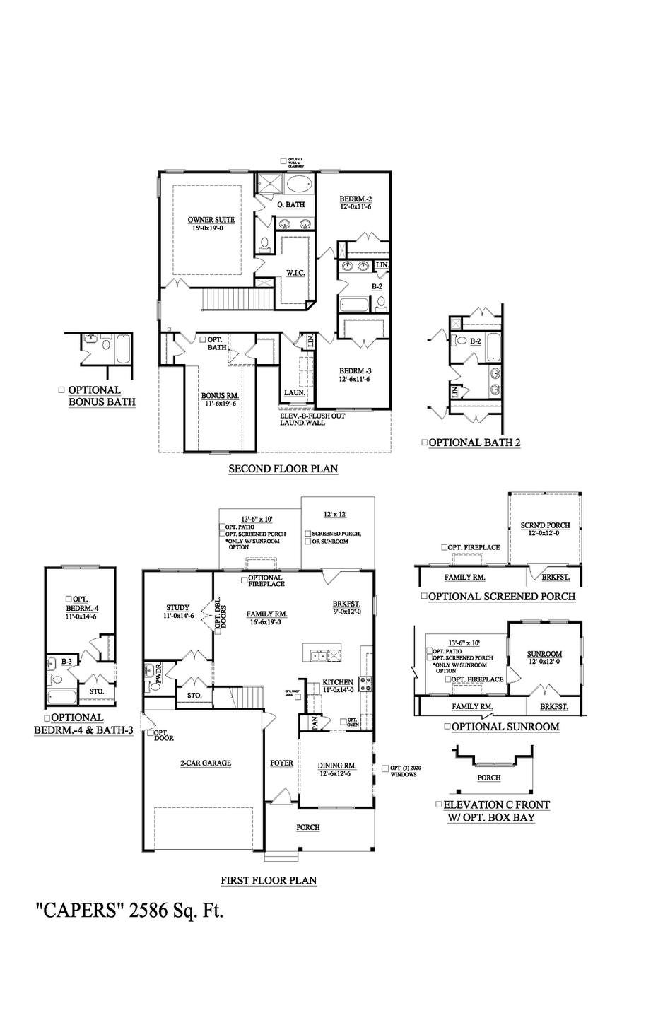 Capers New Home Floorplan