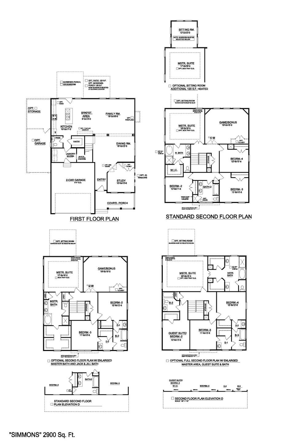 Simmons New Home Floorplan