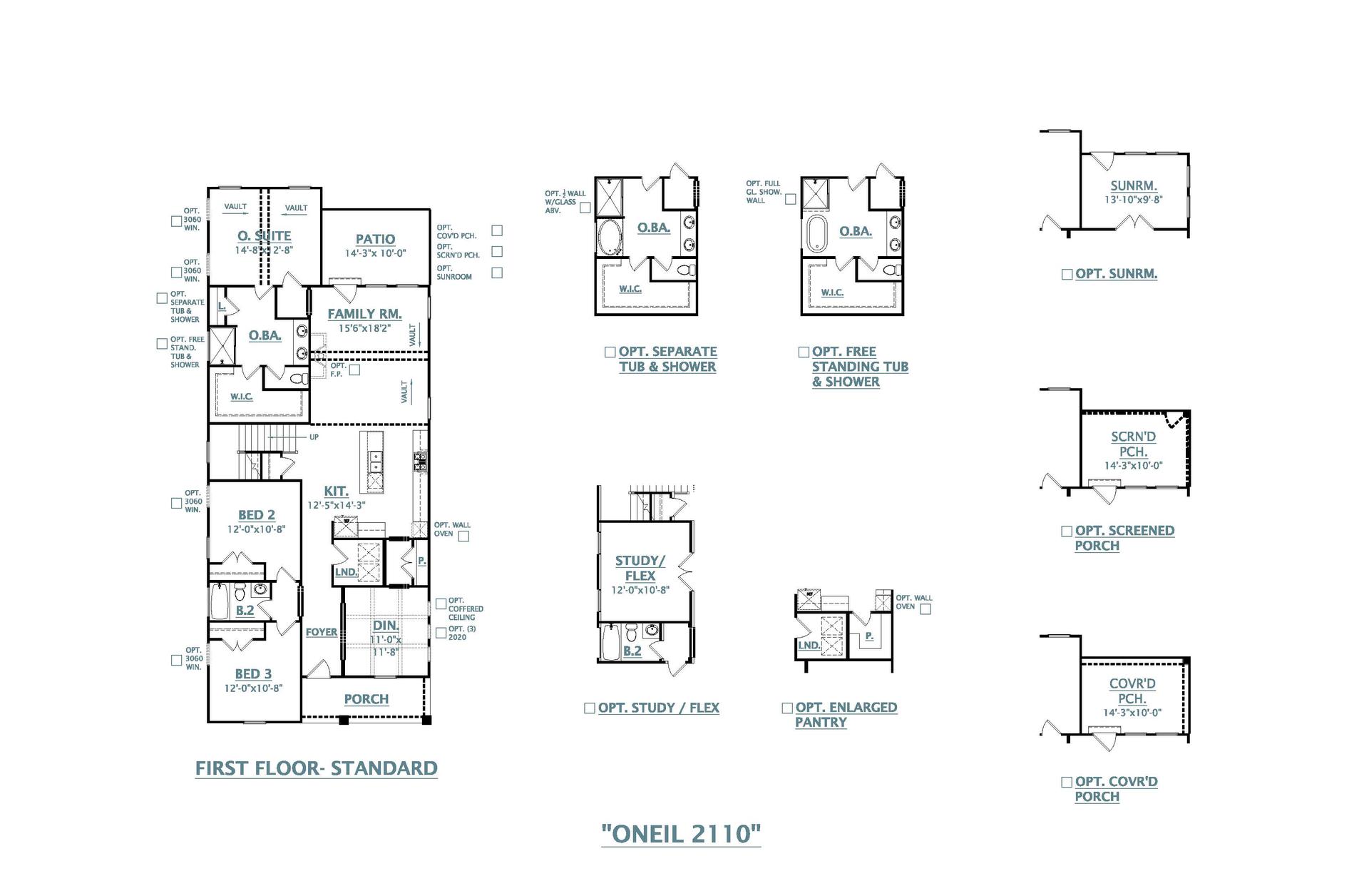 O'Neil New Home Floorplan