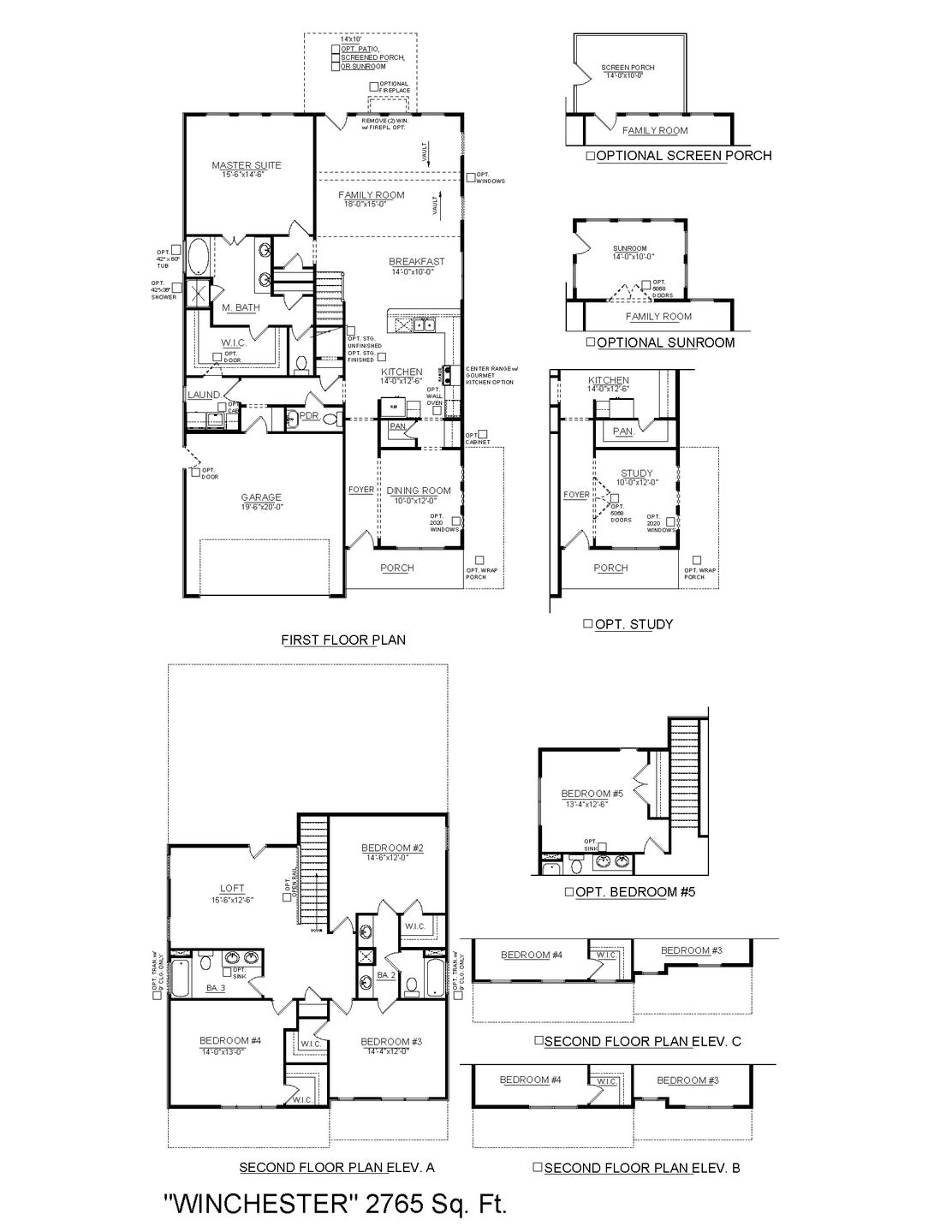 Winchester New Home Floorplan