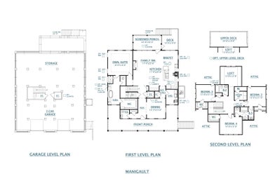 Awendaw New Home Manigault Floorplan