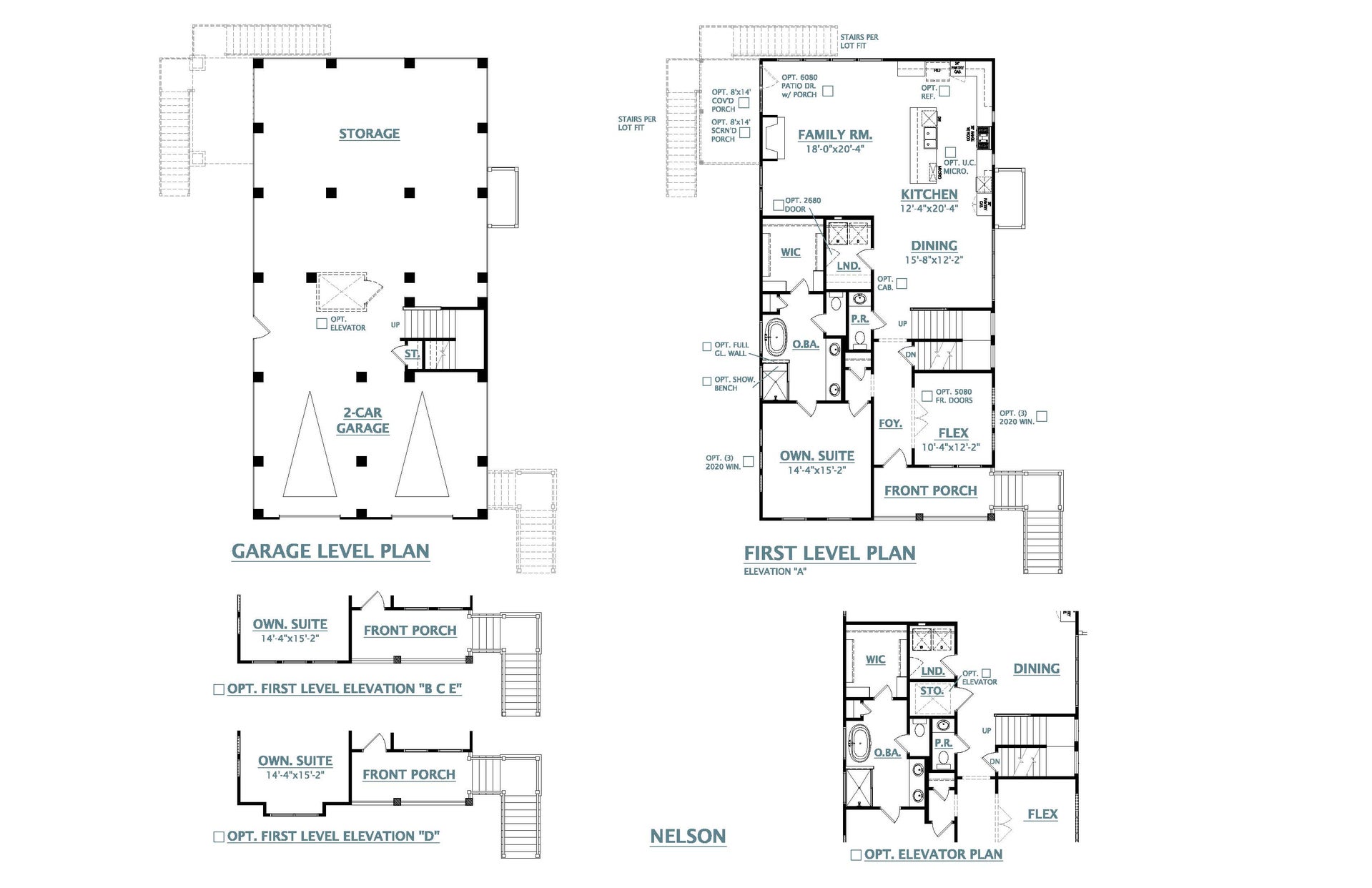 Awendaw New Home Nelson Floorplan
