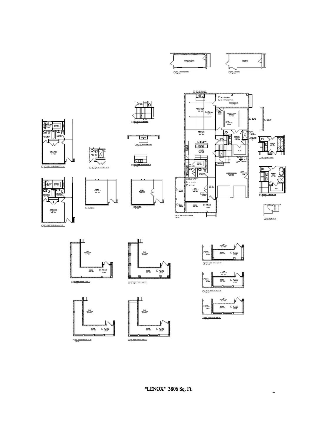 Lenox New Home Floorplan