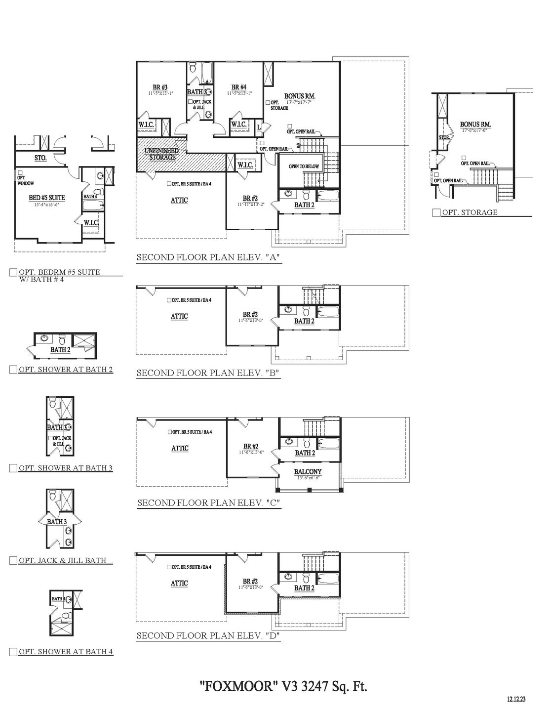 Foxmoor New Home Floorplan