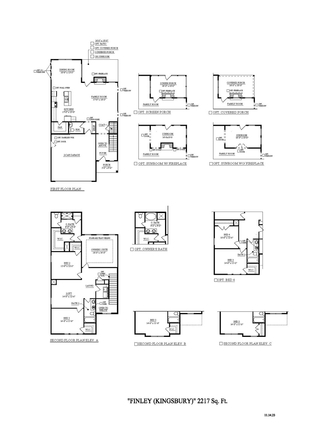 Finley New Home Floorplan
