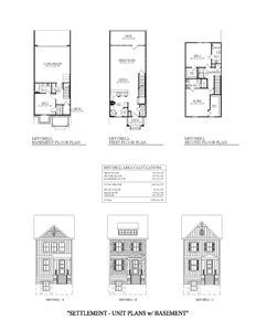 Simpsonville New Home Mitchell + Basement Floorplan