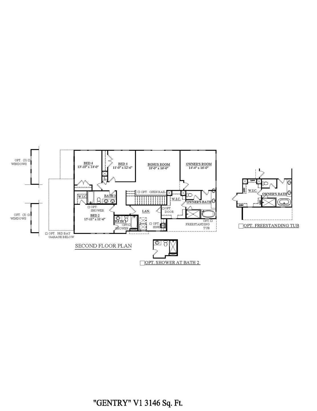 Gentry New Home Floorplan