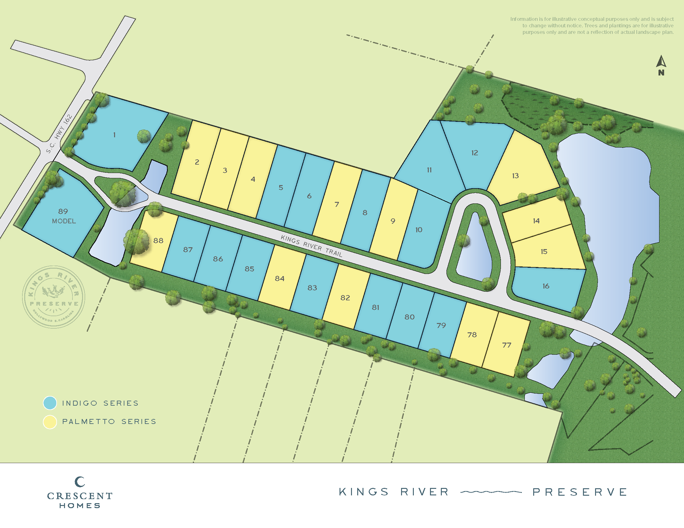 Hollywood, SC Kings River Preserve New Homes